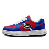Custom Red Blue Buffalo Shoes Personalized Sneaker FN032-D020389-4